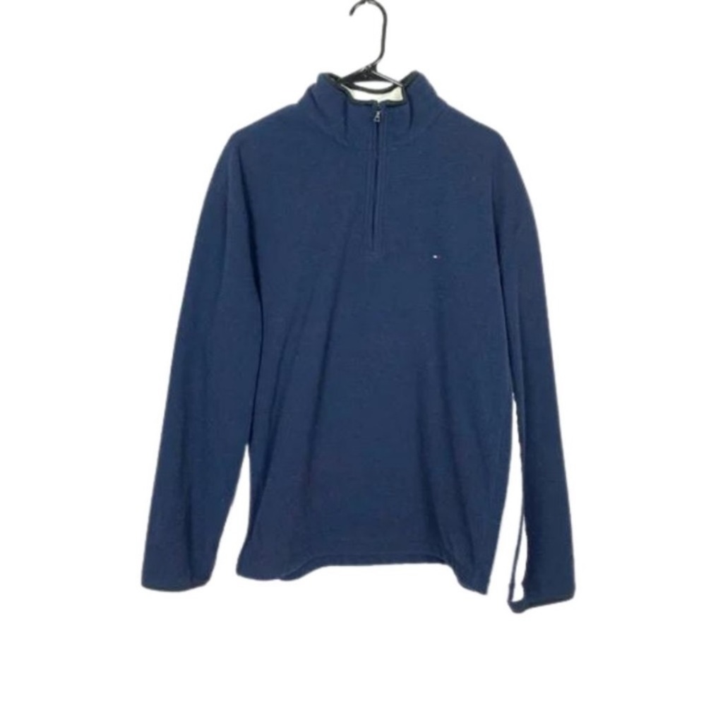 Tommy Hilfiger men’s quarter zip fleece pull over size large